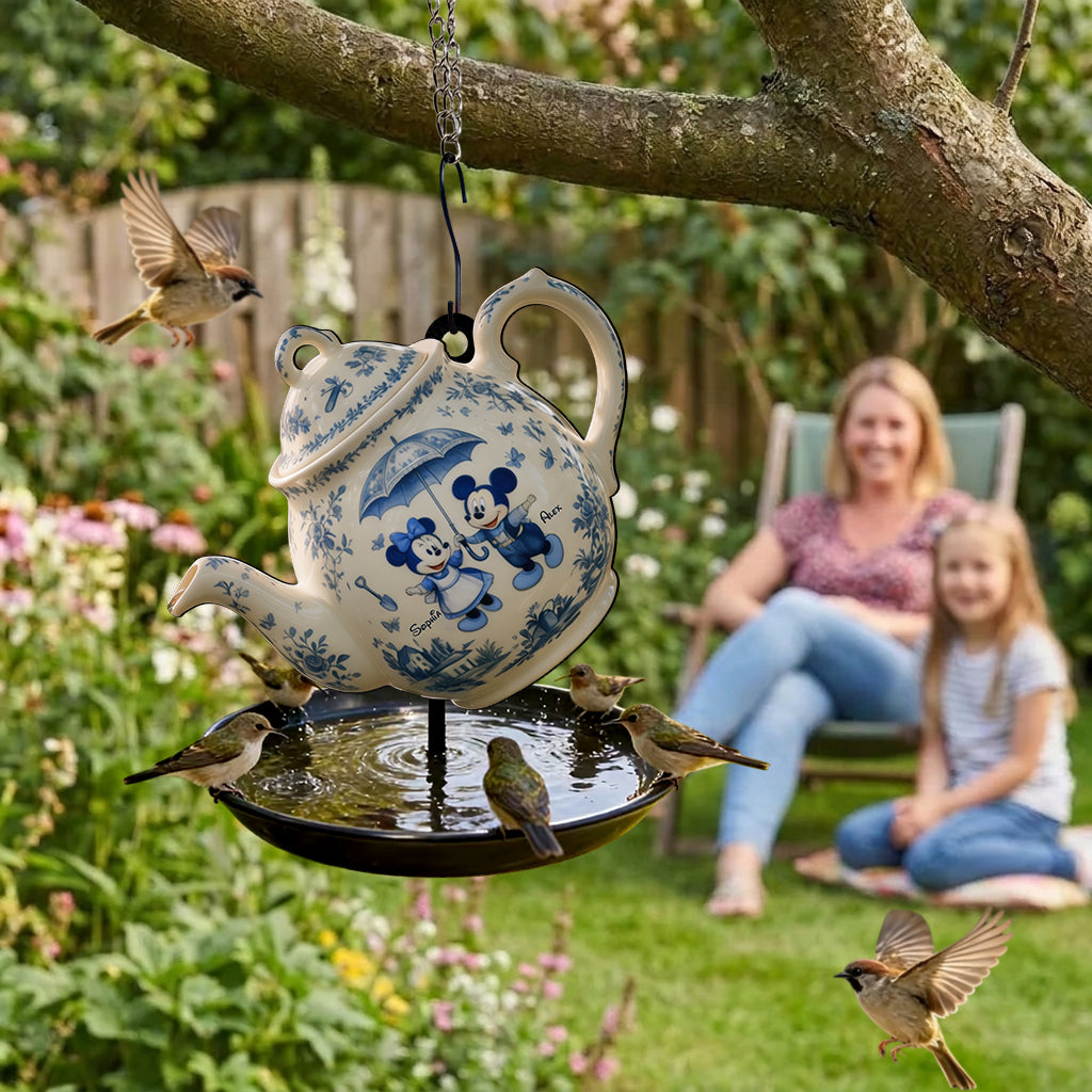 Personalized Bird Feeder and Bath Custom Garden Decor Gift Bird Feeder/ Bath GradoCreations