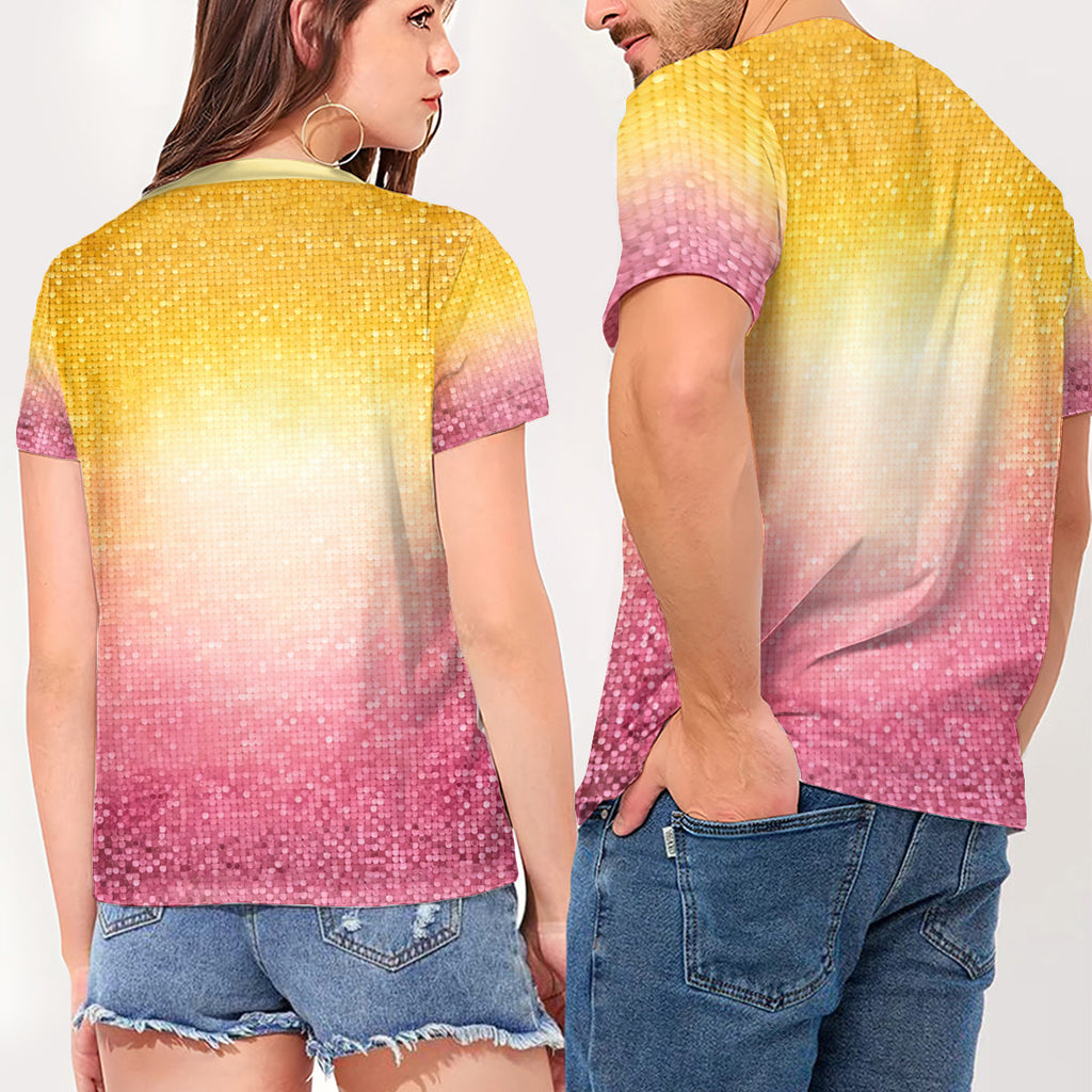Personalized Honey Bear V-Neck T-Shirt Custom Name Gift Fully Printed V-Neck T-Shirt GradoCreations