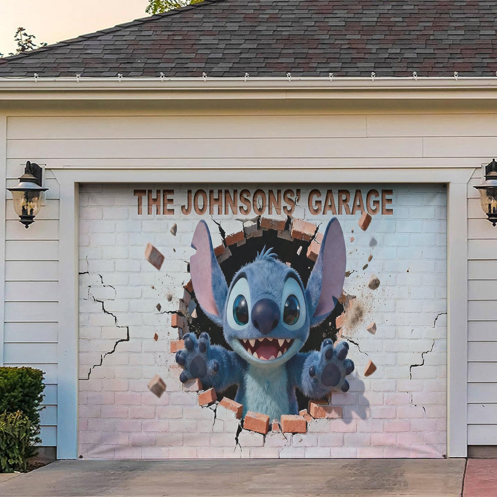 Personalized Garage Door Banner Custom Name Ohana Design Garage Door Banner GradoCreations