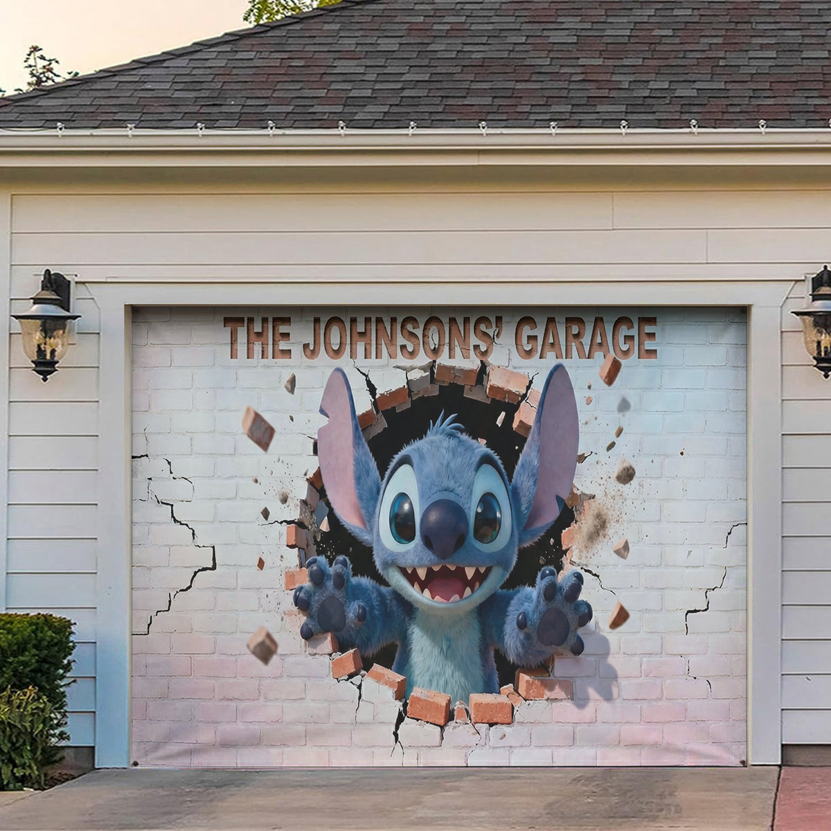 Personalized Garage Door Banner Custom Name Ohana Design Garage Door Banner GradoCreations