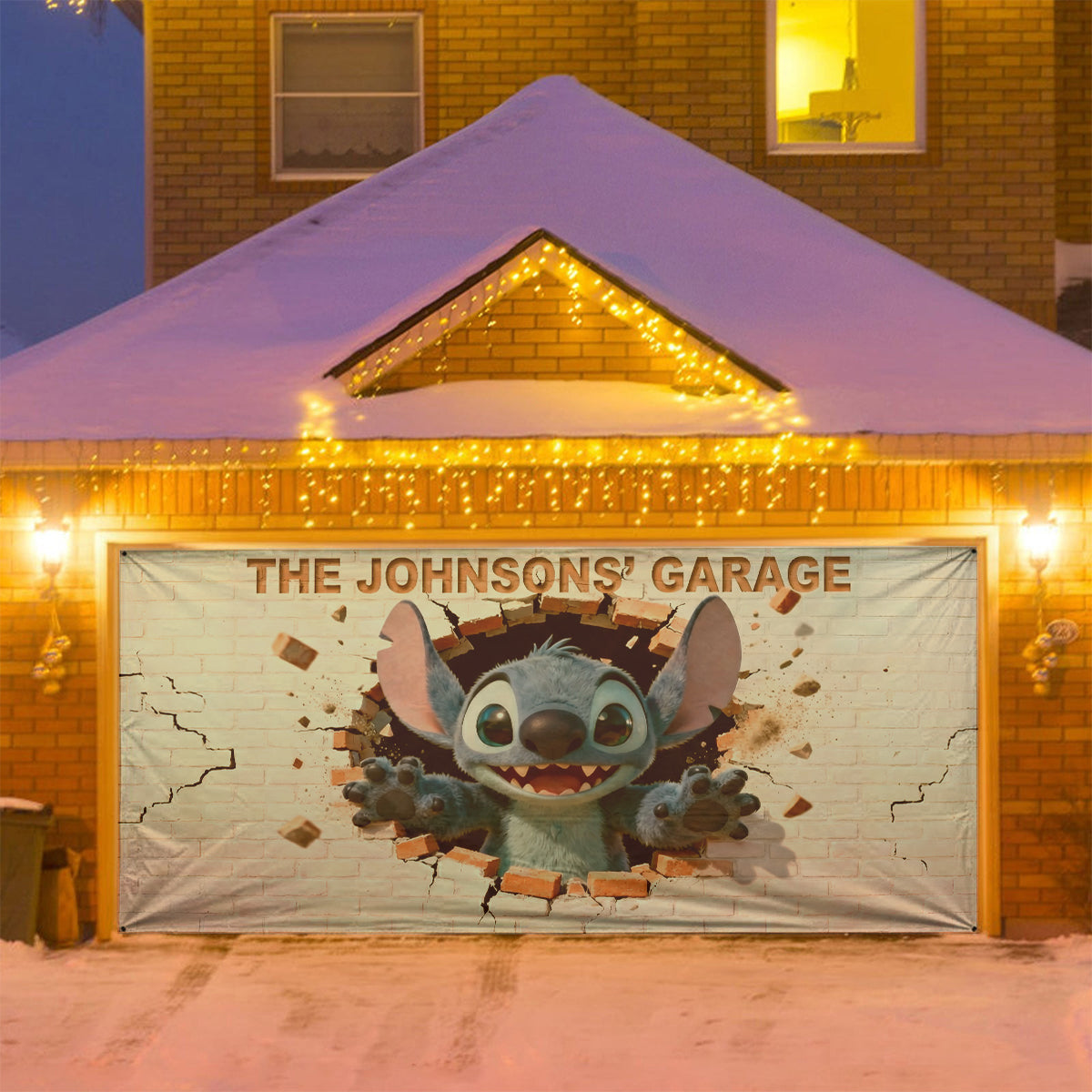 Personalized Garage Door Banner Custom Name Ohana Design Garage Door Banner GradoCreations
