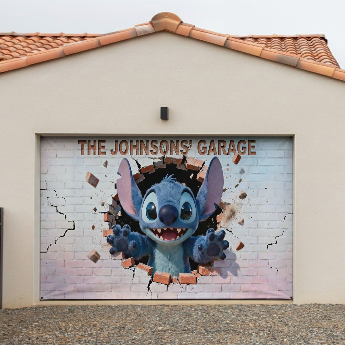 Personalized Garage Door Banner Custom Name Ohana Design Garage Door Banner GradoCreations