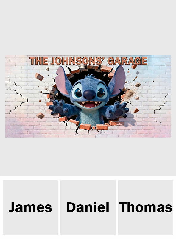 Personalized Garage Door Banner Custom Name Ohana Design Garage Door Banner GradoCreations