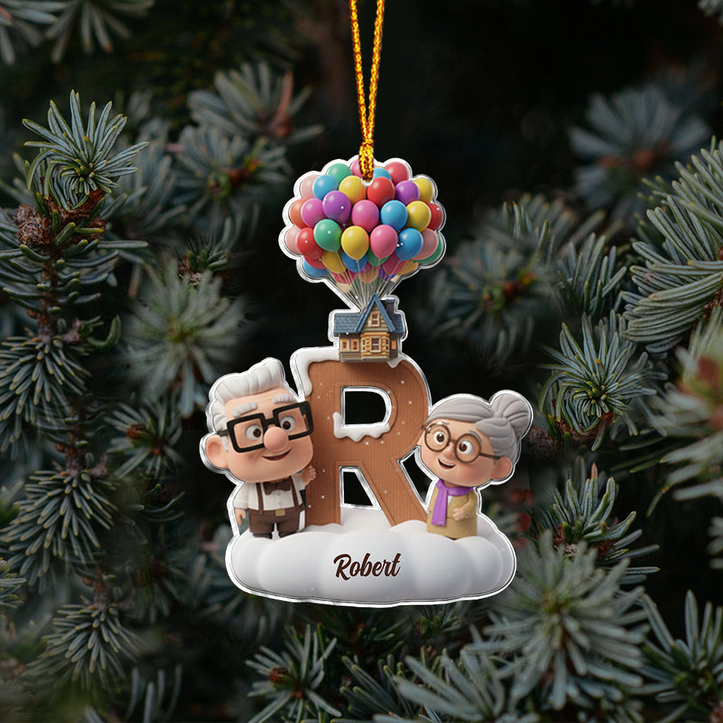 Personalized Acrylic Mouse Ornament Custom Names Gift for Christmas Ornament GradoCreations
