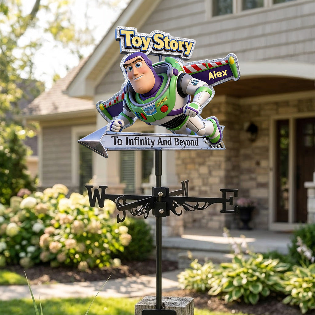 Personalized Toy Story Weather Vane Custom Name Gift for Kids Weather Vane GradoCreations
