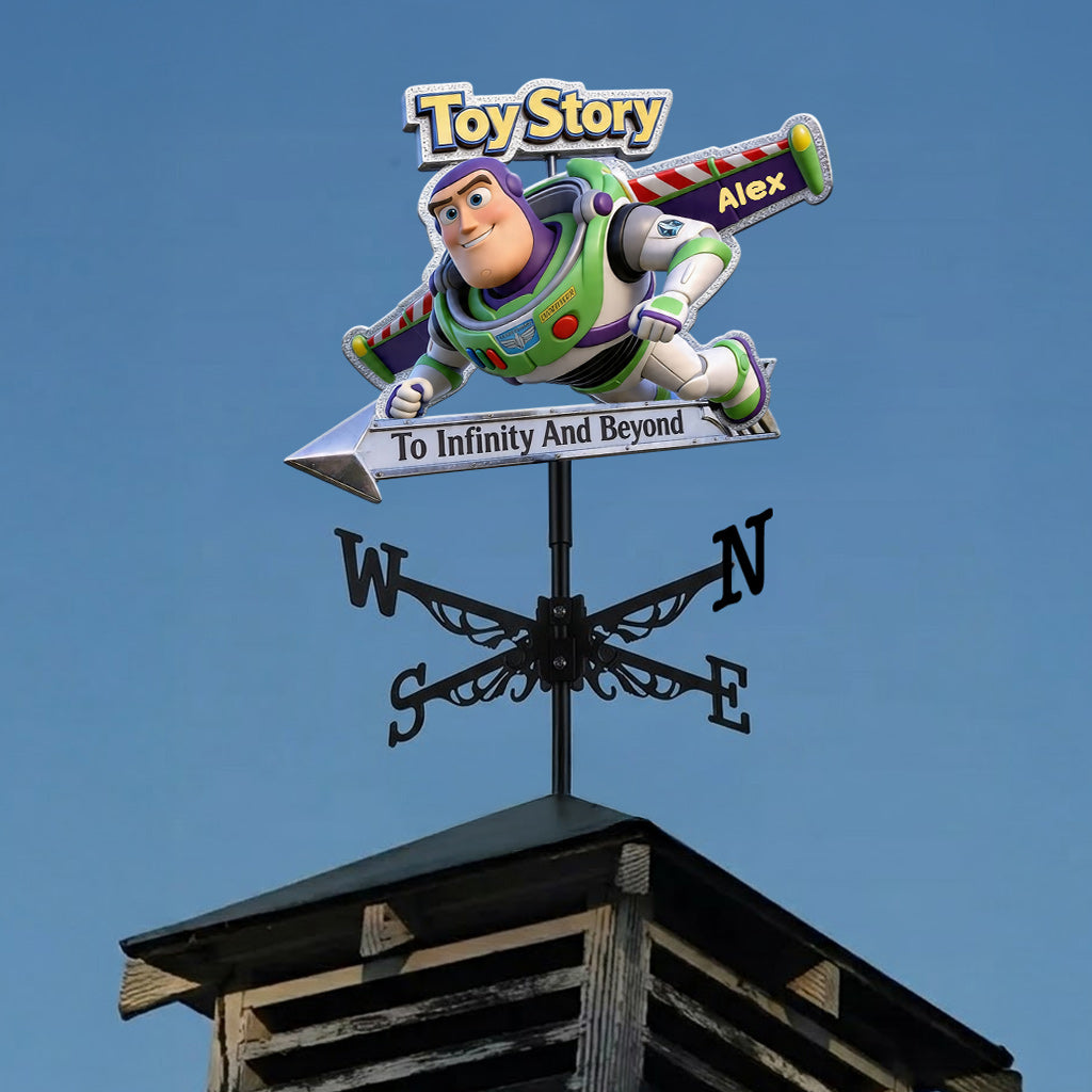 Personalized Toy Story Weather Vane Custom Name Gift for Kids Weather Vane GradoCreations