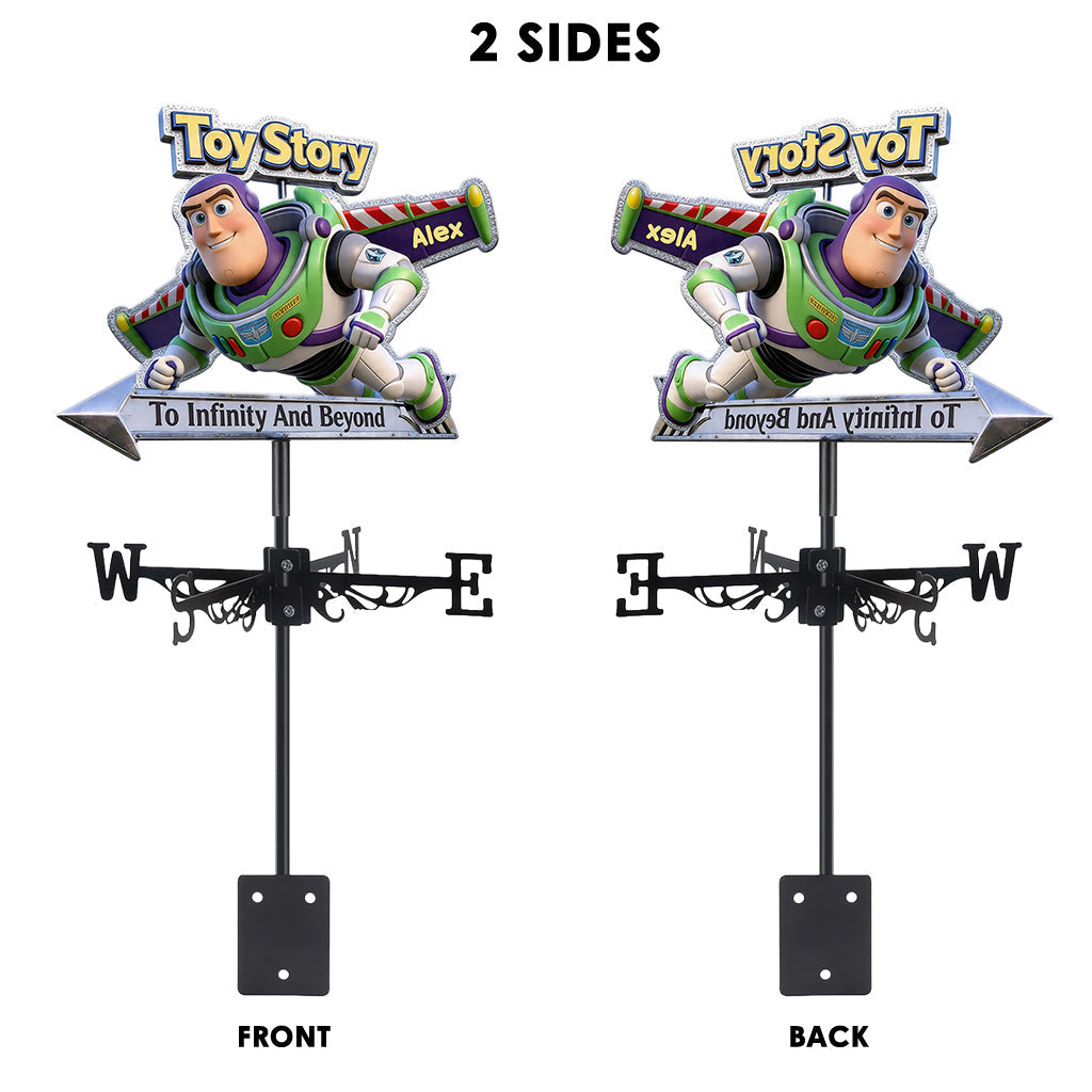 Personalized Toy Story Weather Vane Custom Name Gift for Kids Weather Vane GradoCreations