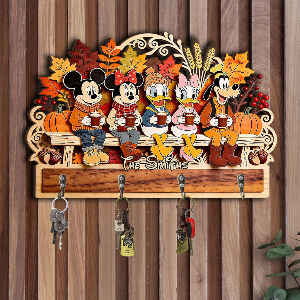 Personalized 3D Mouse Shaped Key Rack Custom Family Gift Custom Shaped Key Rack GradoCreations