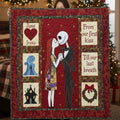 Personalized Nightmare Blanket Custom Couple Gift for Holiday Blanket GradoCreations