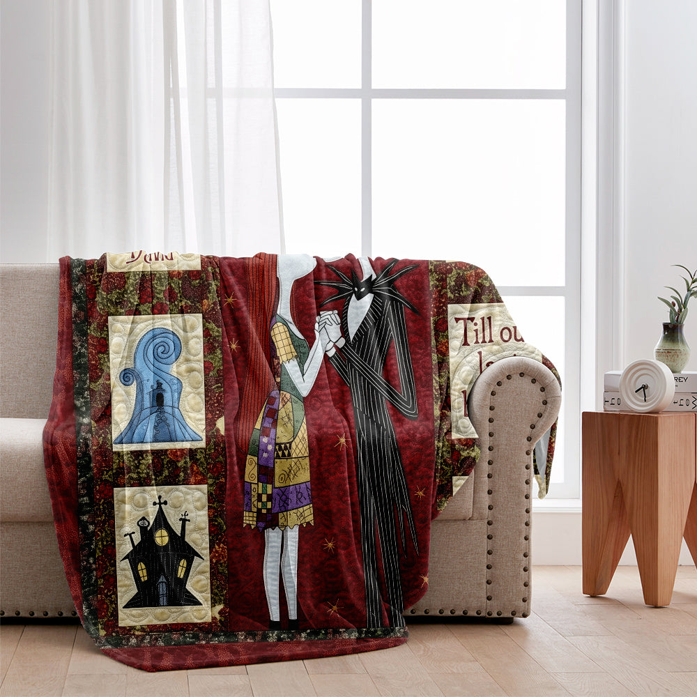 Personalized Nightmare Blanket Custom Couple Gift for Holiday Blanket GradoCreations