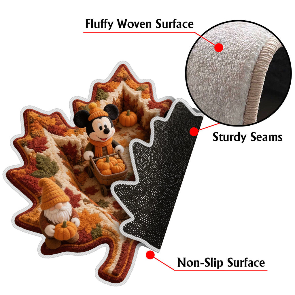 Personalized Cartoon Mouse Non-Slip Tufted Rug Gift for Kids Non-Slip Tufted Rug GradoCreations