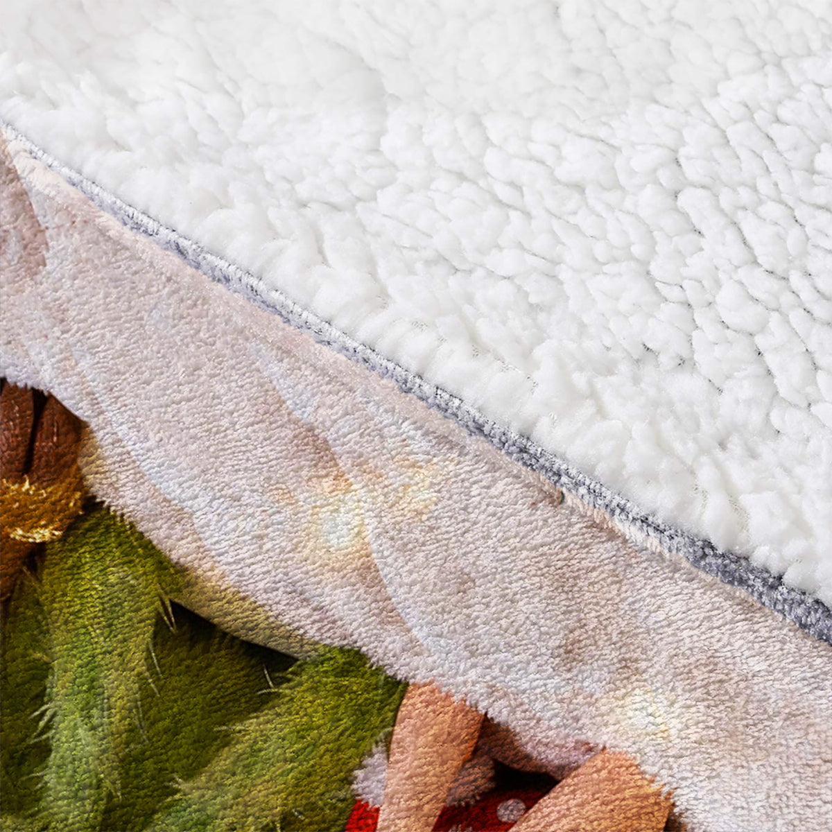 Personalized Christmas Blanket Hoodie with Grinch Design for Kids Blanket Hoodie GradoCreations