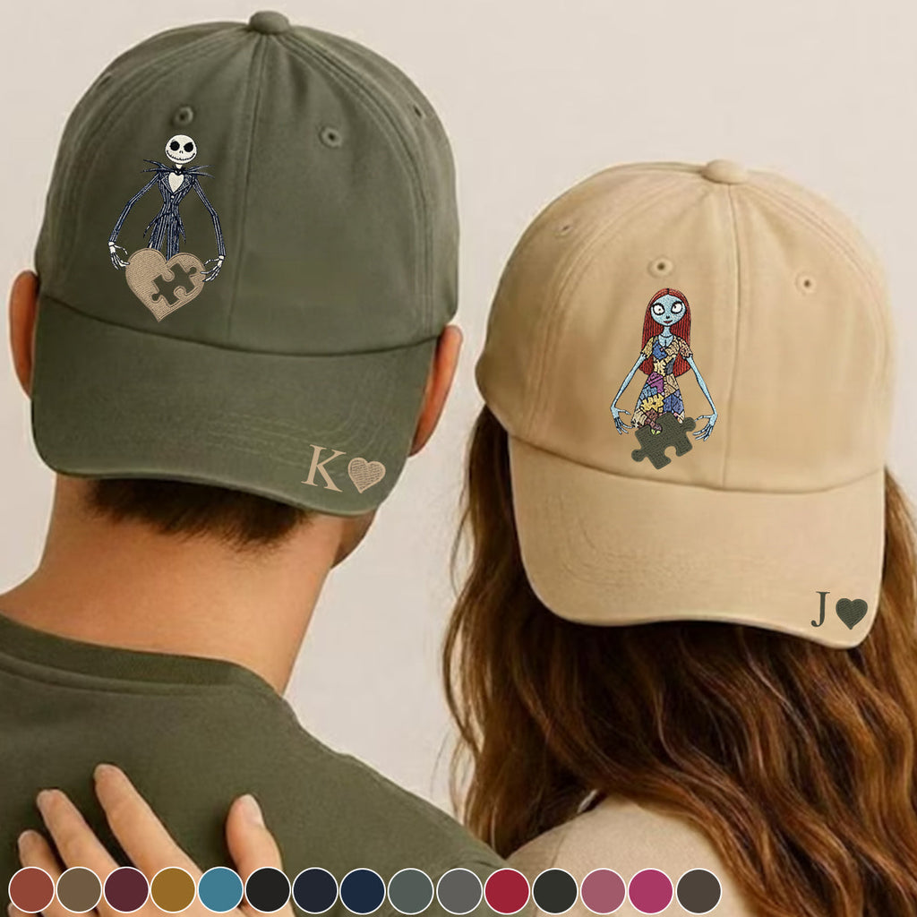 Personalized Nightmare Couple Matching Classic Caps Gift Classic Cap GradoCreations