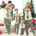 Personalized Grinch Christmas Pajama Set for Family | Custom Names Pajamas Set GradoCreations