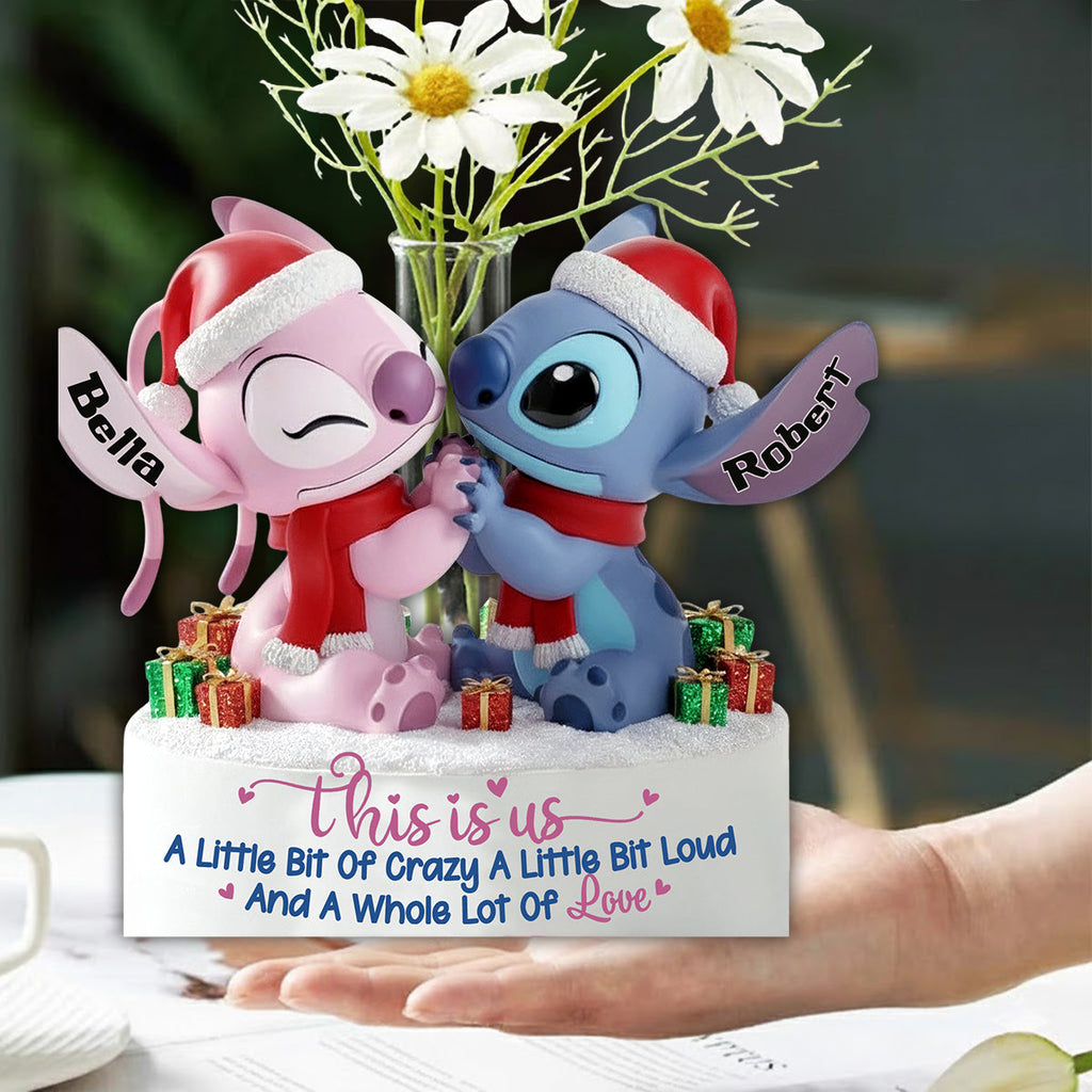 Personalized Ohana Custom Shape Acrylic Flower Vase Gift Custom Shape Acrylic Flower Vase GradoCreations