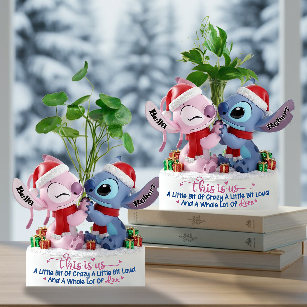 Personalized Ohana Custom Shape Acrylic Flower Vase Gift Custom Shape Acrylic Flower Vase GradoCreations
