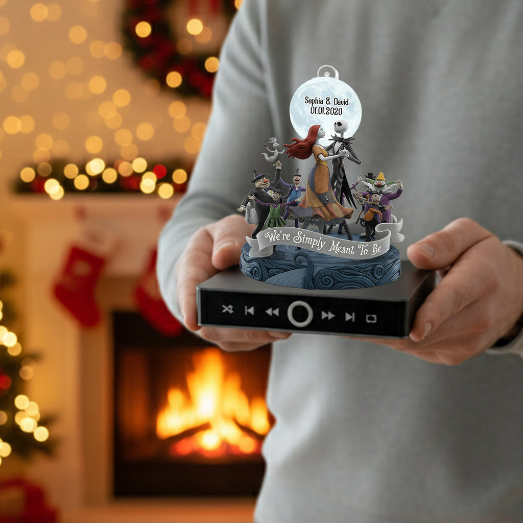 Personalized Music Ornament Custom Song Gift for Couples Music Ornament GradoCreations