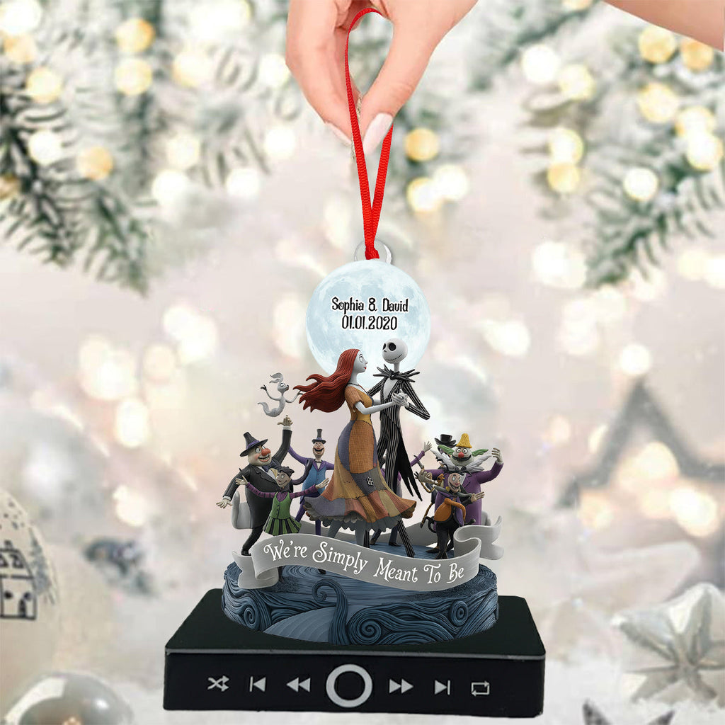 Personalized Music Ornament Custom Song Gift for Couples Music Ornament GradoCreations
