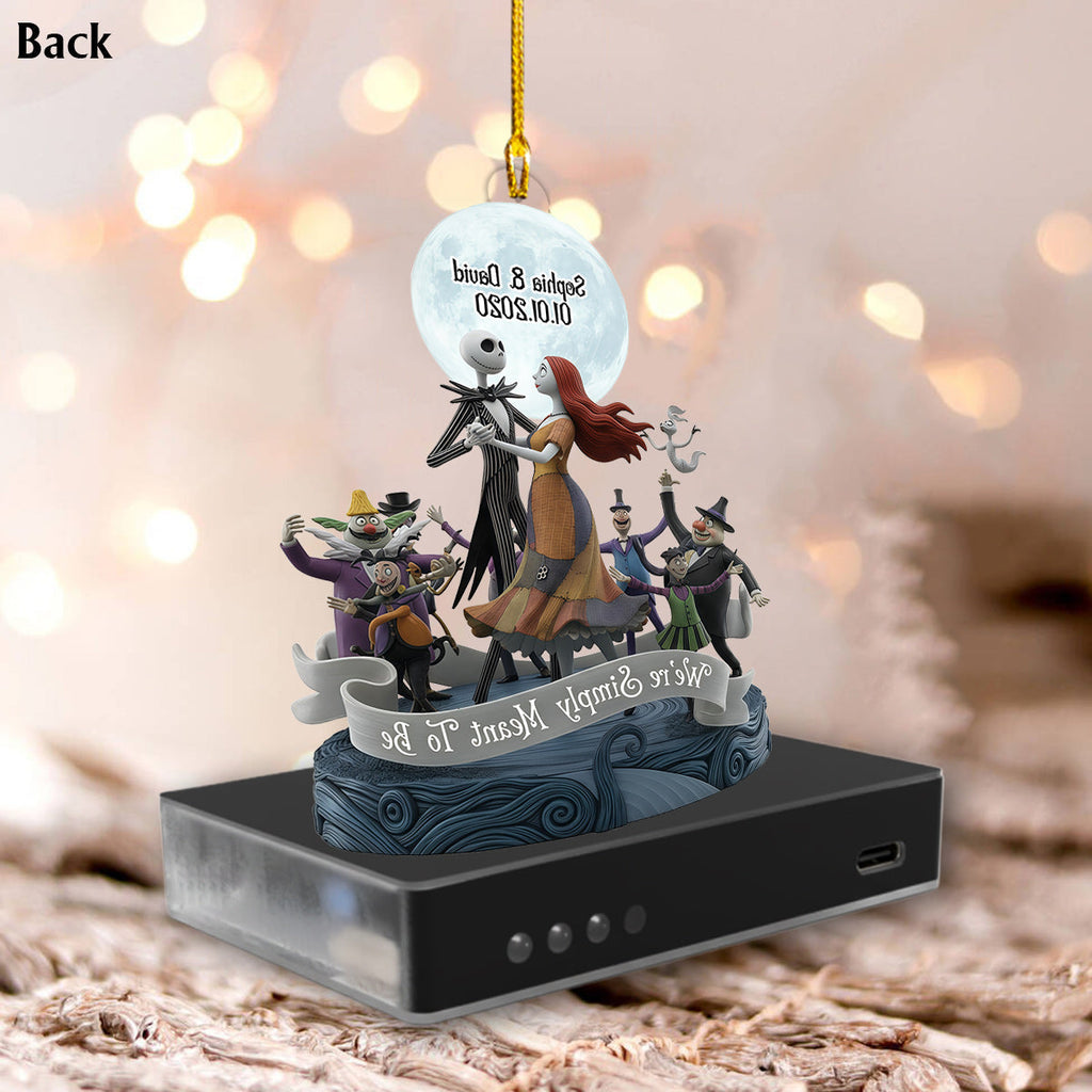 Personalized Music Ornament Custom Song Gift for Couples Music Ornament GradoCreations