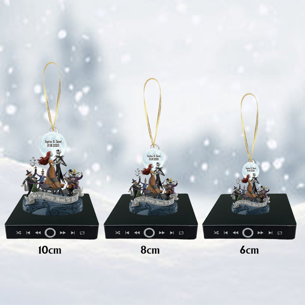 Personalized Music Ornament Custom Song Gift for Couples Music Ornament GradoCreations