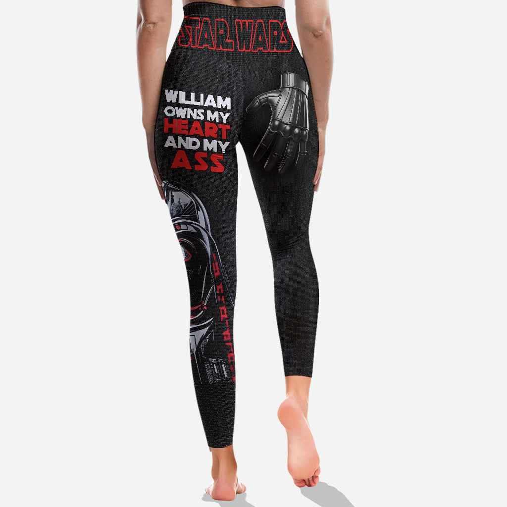 Personalized Star Wars Leggings Custom Name Gift for Her Leggings GradoCreations