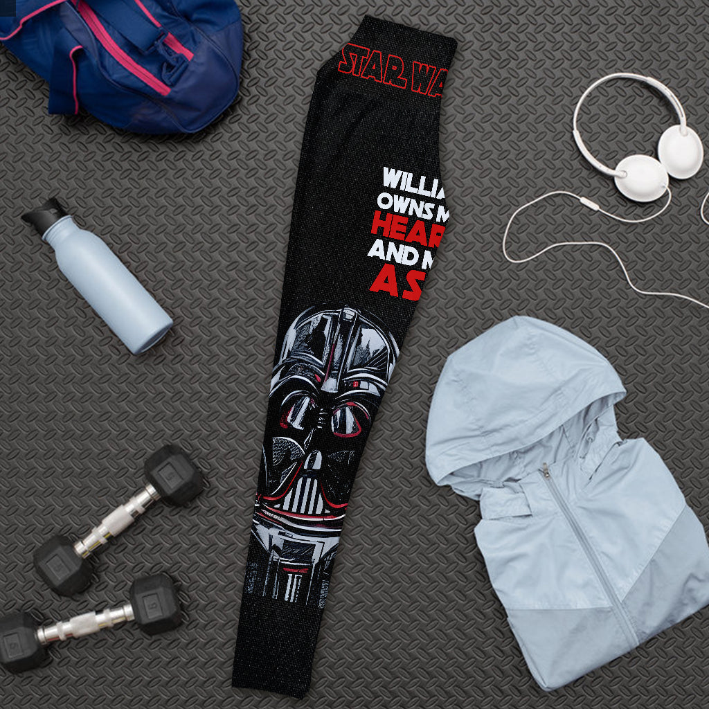 Personalized Star Wars Leggings Custom Name Gift for Her Leggings GradoCreations