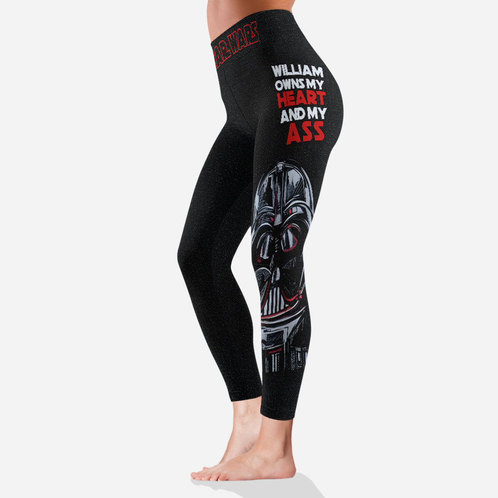 Personalized Star Wars Leggings Custom Name Gift for Her Leggings GradoCreations