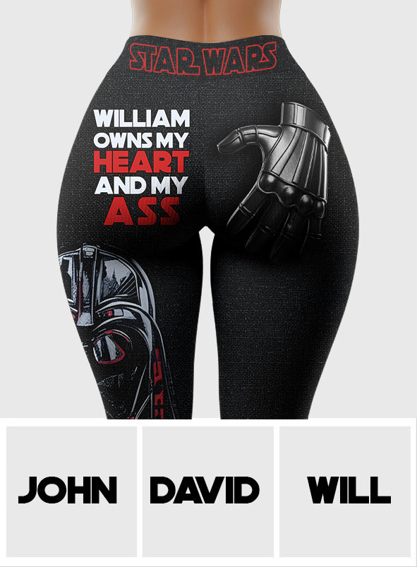 Personalized Star Wars Leggings Custom Name Gift for Her Leggings GradoCreations