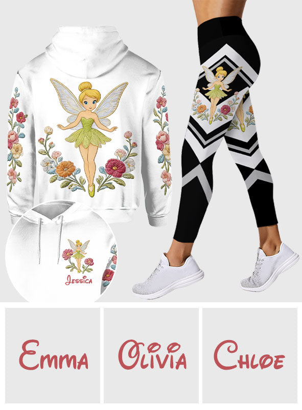 Personalized Tinkerbell Hoodie & Leggings Set Gift for Kids Hoodie & Leggings GradoCreations