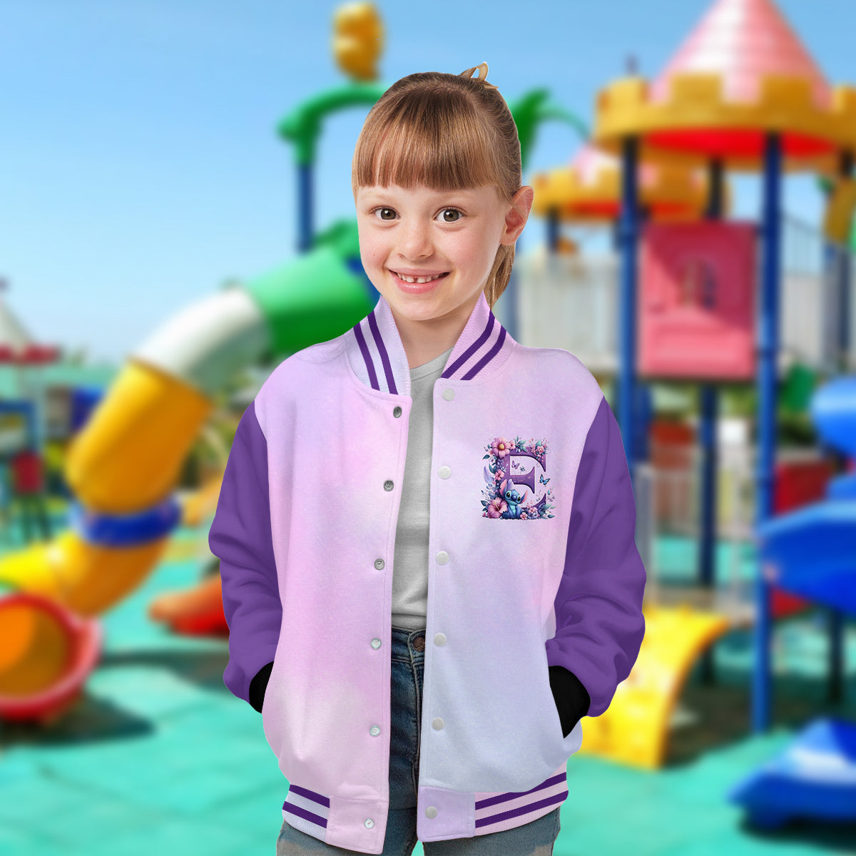 Personalized Varsity Jacket with Custom Name & Design for Kids Varsity Jacket GradoCreations