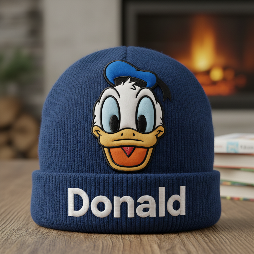 Personalized Mouse Beanie Hat with Custom Patches for Kids & Adults Beanie Hat With Patches GradoCreations