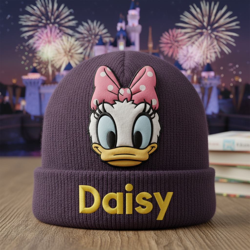 Personalized Mouse Beanie Hat with Custom Patches for Kids & Adults Beanie Hat With Patches GradoCreations