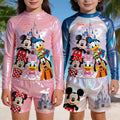 Personalized Disney Character Kid Swim Trunk Rashguard Set Kid Swimsuit Trunk Rashguard Set GradoCreations