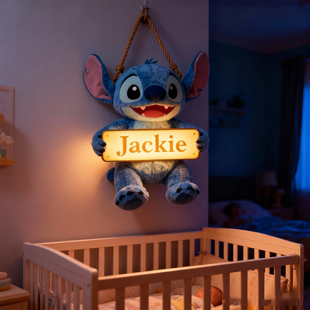 Personalized Ohana LED Light Acrylic Sign Custom Name Gift LED Light Acrylic Sign GradoCreations