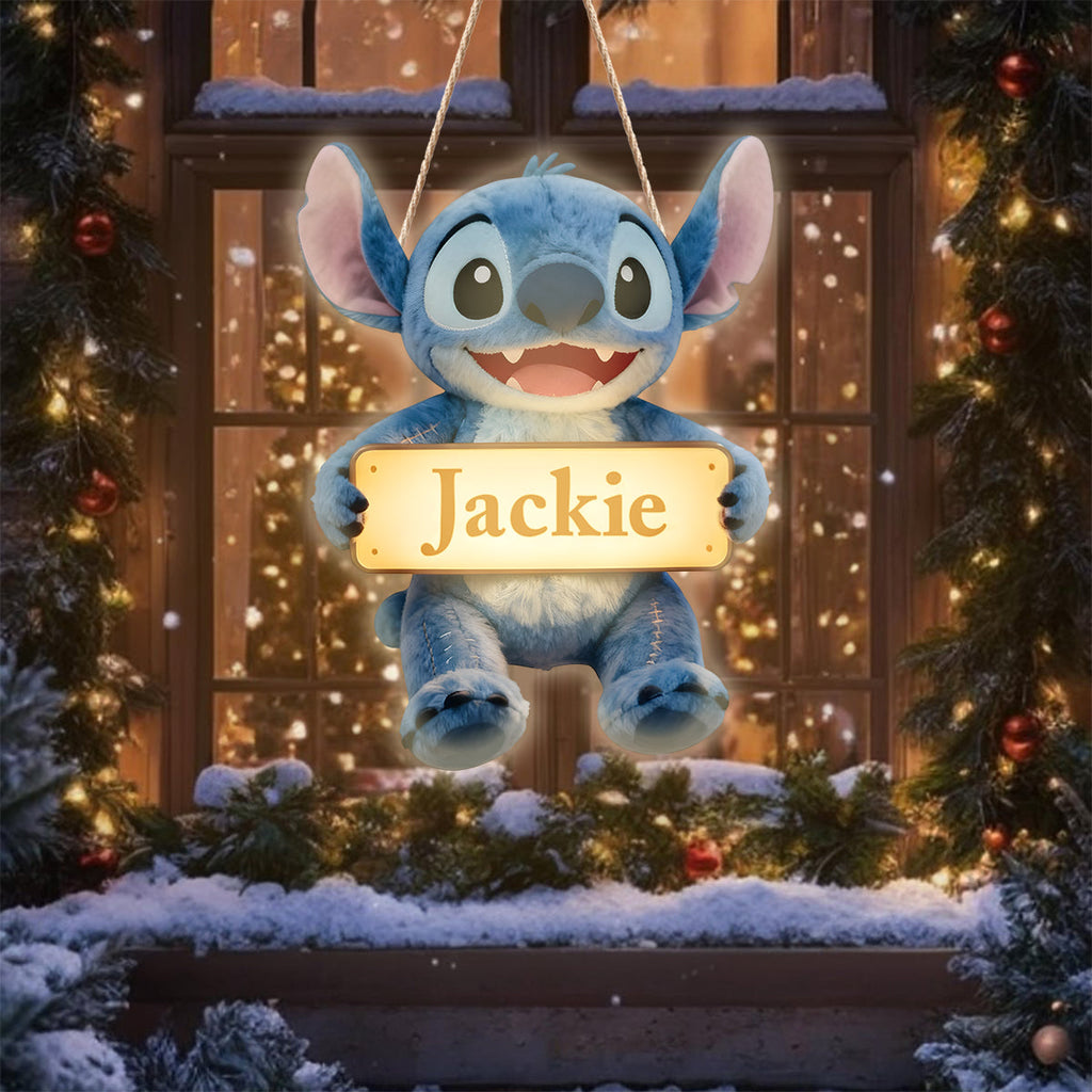 Personalized Ohana LED Light Acrylic Sign Custom Name Gift LED Light Acrylic Sign GradoCreations