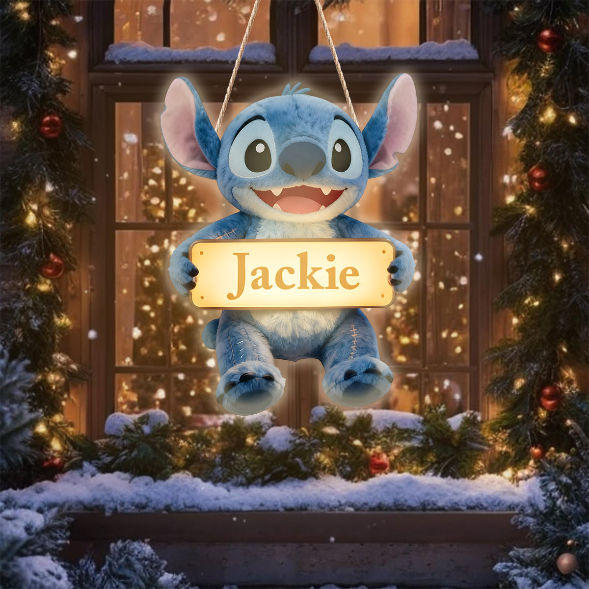 Personalized Ohana LED Light Acrylic Sign Custom Name Gift LED Light Acrylic Sign GradoCreations