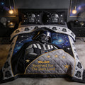 Personalized Darth Vader Bedding Set Custom Name Gift for Kids Bedding Set GradoCreations