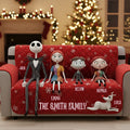 Personalized Nightmare Quilted Sofa Cover Custom Family Gift Quilted Sofa/Couch Cover GradoCreations