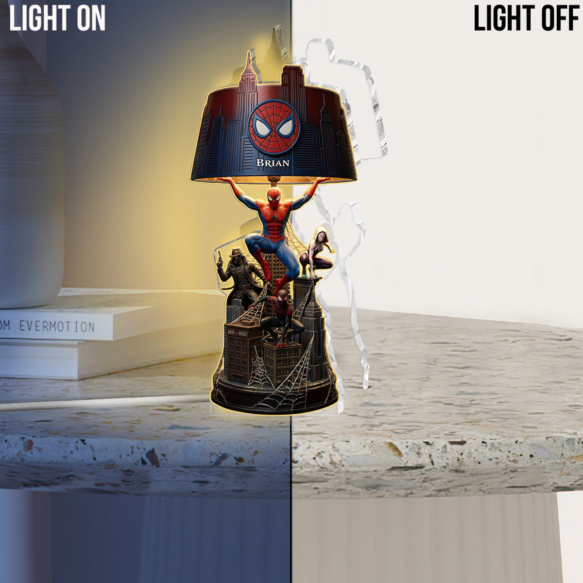 Personalized Acrylic Light Box Gift for Movie Fans | Home Decor