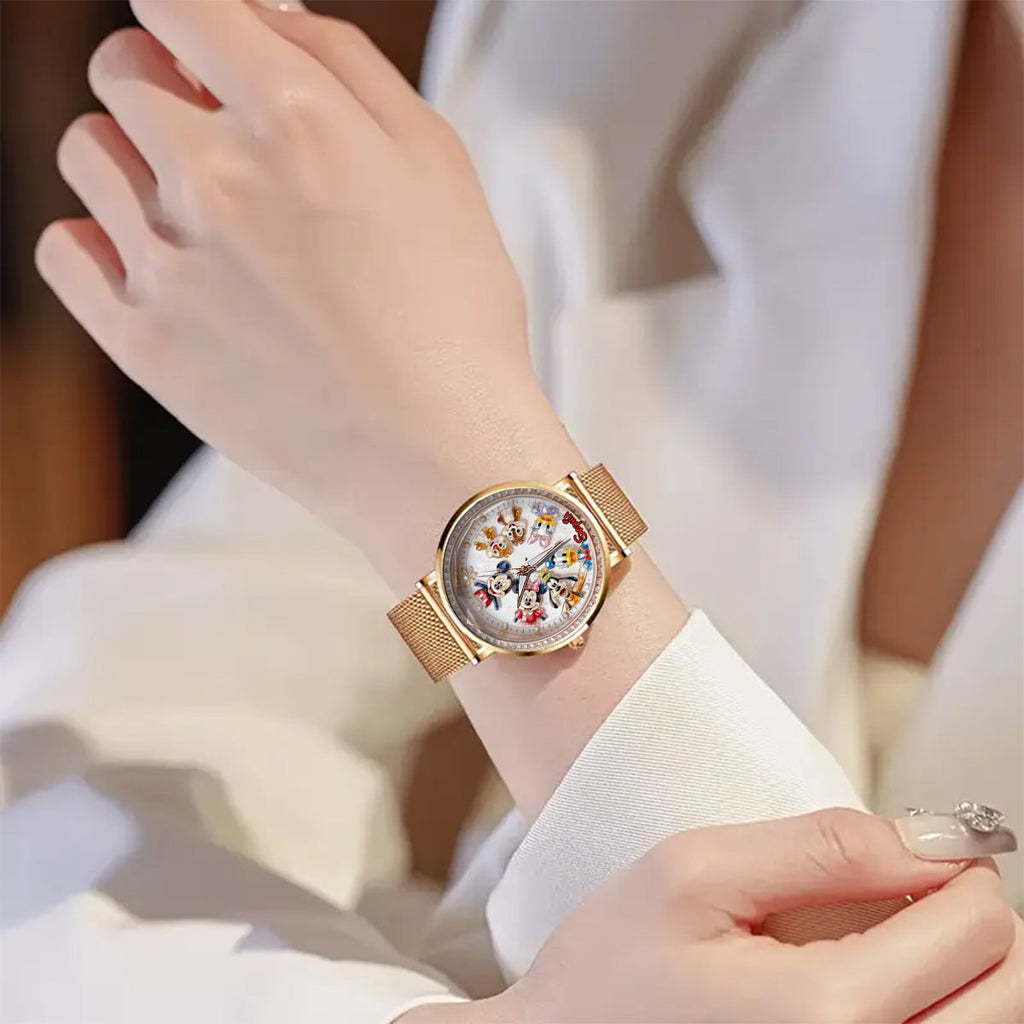 Personalized Disney Friends Women Hand Watch Unique Gift Women Hand Watch GradoCreations