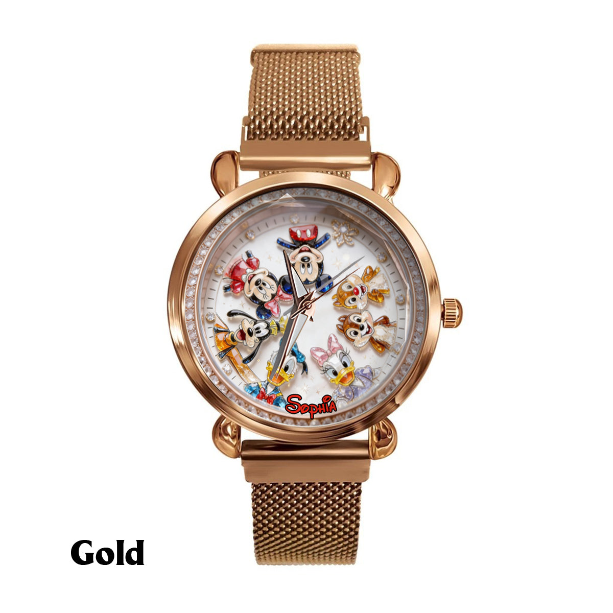 Personalized Disney Friends Women Hand Watch Unique Gift Women Hand Watch GradoCreations