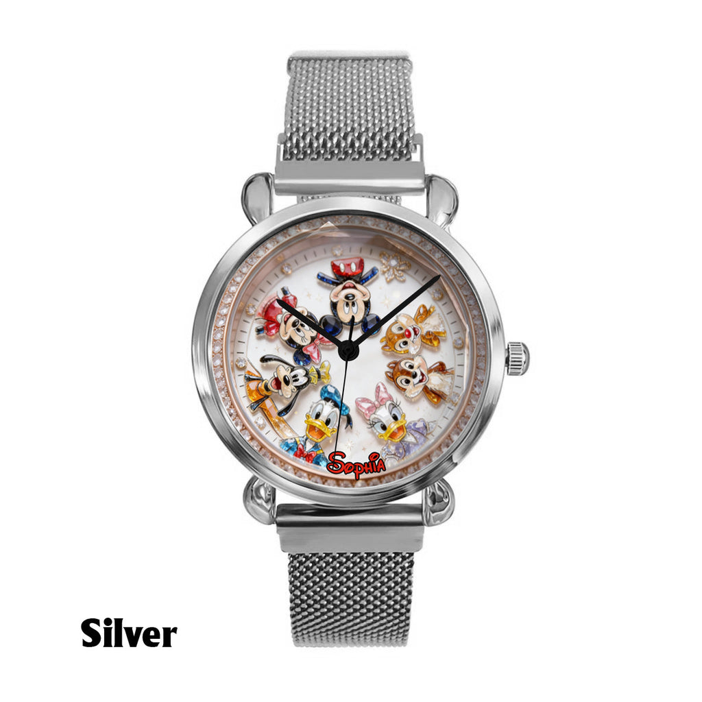 Personalized Disney Friends Women Hand Watch Unique Gift Women Hand Watch GradoCreations