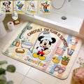 Personalized Mickey Mouse Non-Slip Tufted Rug for Kids' Bathroom Non-Slip Tufted Rug GradoCreations