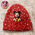Personalized 3D Mickey Mouse Beanie Hat for Kids & Adults Beanie Hat GradoCreations