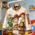 Personalized Kids Varsity Jacket with Movie Design | Custom Name Gift Varsity Jacket GradoCreations