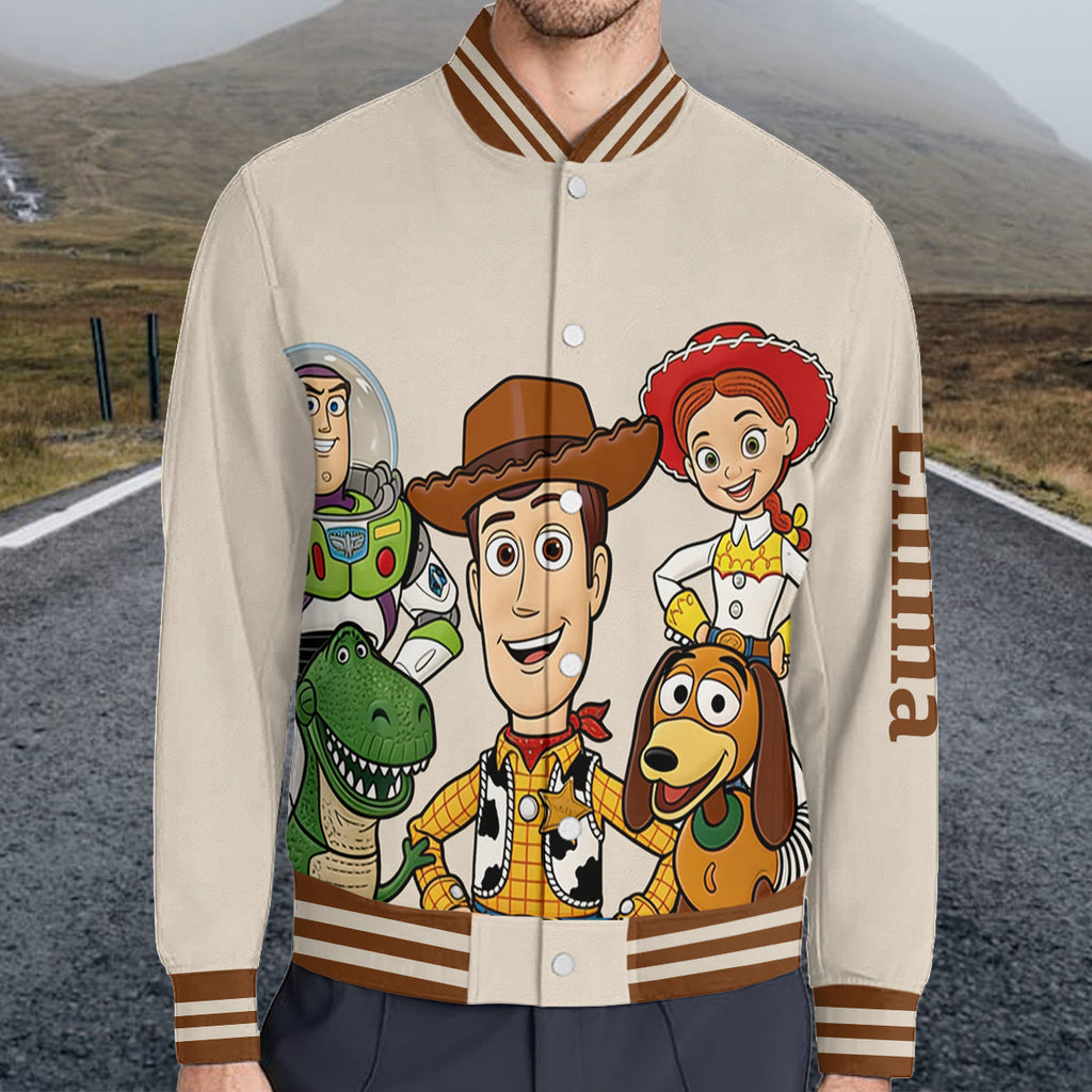 Personalized Kids Varsity Jacket with Movie Design | Custom Name Gift Varsity Jacket GradoCreations
