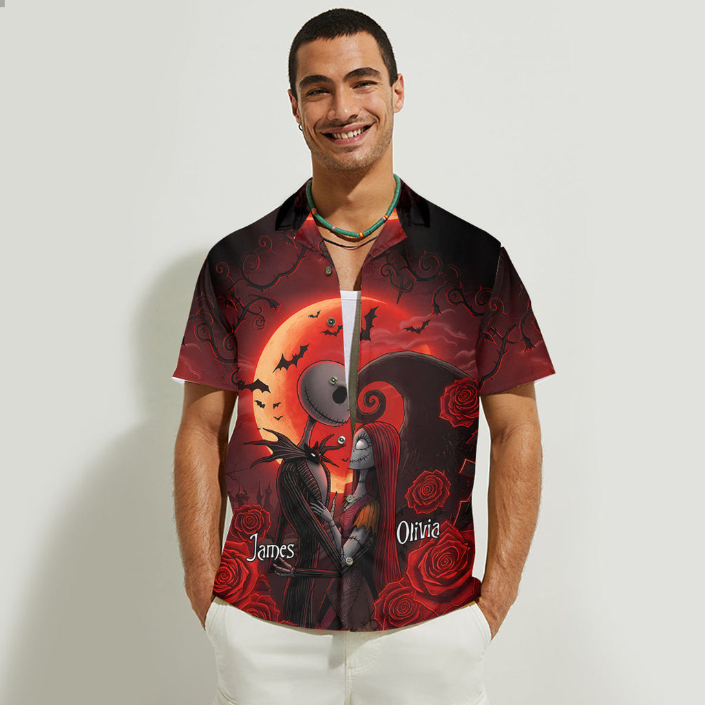 Personalized Nightmare Hawaiian Shirt & Sleeveless Dress for Couples Hawaiian Shirt & Sleeveless Dress GradoCreations