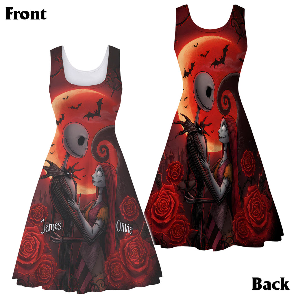 Personalized Nightmare Hawaiian Shirt & Sleeveless Dress for Couples Hawaiian Shirt & Sleeveless Dress GradoCreations