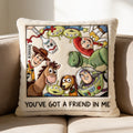 Personalized Faux Fur Pillow Custom Shape Kids Gift Idea Premium Faux Fur Pillow GradoCreations