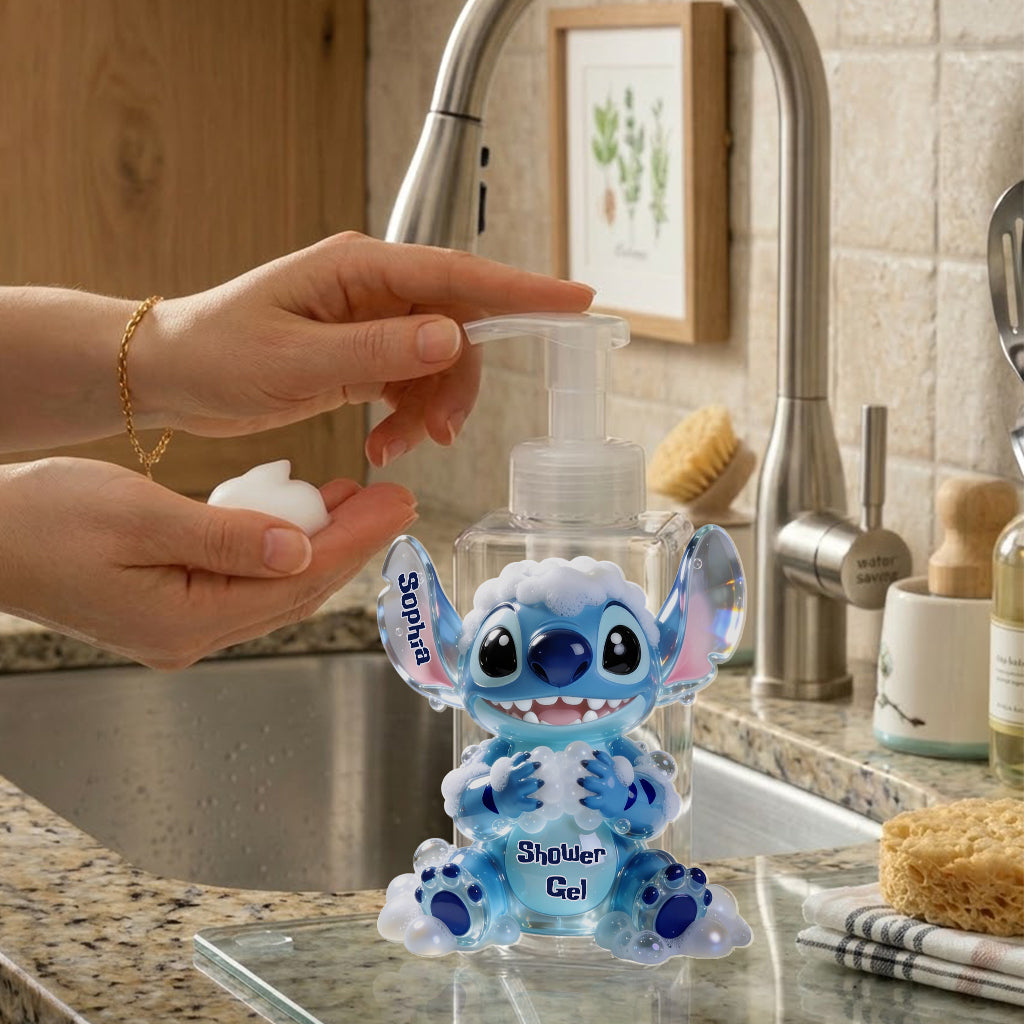 Personalized Kids Pump Dispenser for Shampoo, Hand Wash, Shower Gel Pump Dispenser GradoCreations